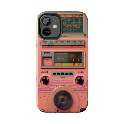 Cyberpunk Retro Walkman Nostalgia | Vintage Beats Revival iPhone Case