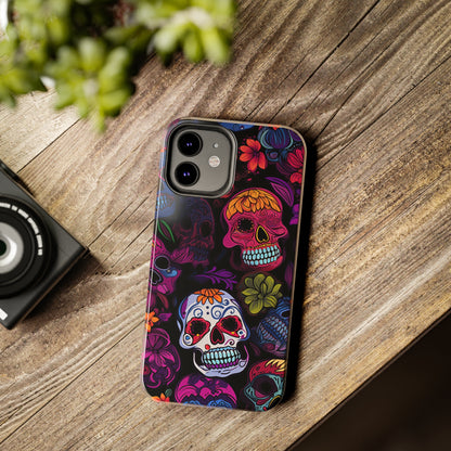 Sugar Skull iPhone Case | Day of the Dead Inspired Design for Halloween