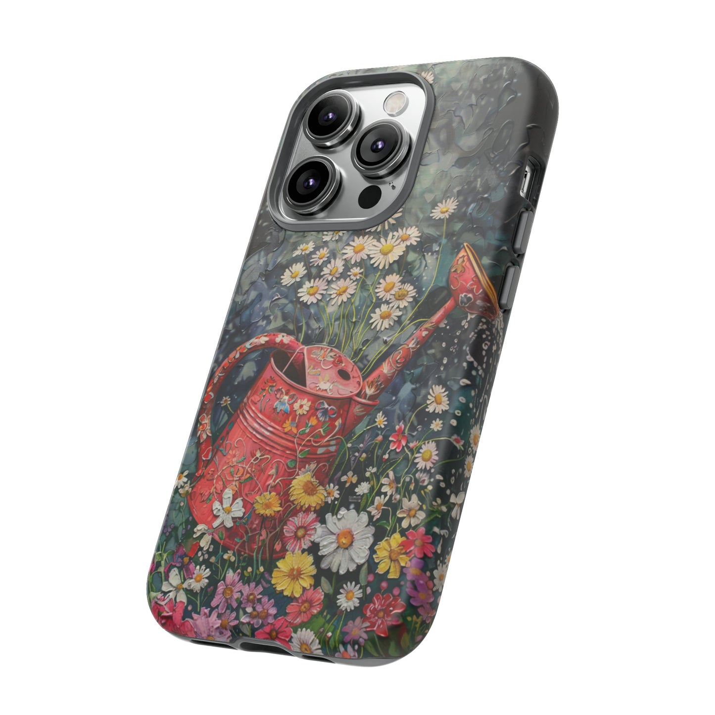 Flowers and Watering Can Floral Oil Painting Phone Case