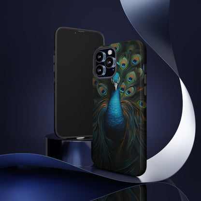 Peacock Feathers iPhone Case - A Timeless Symbol of Elegance for Google Pixel, iPhone, and Samsung Cases