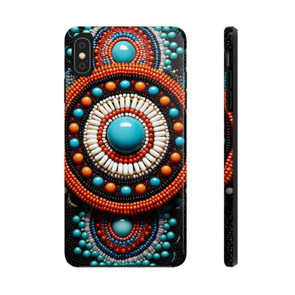 Native American Beadwork iPhone Case | Embrace Traditional Craftsmanship with Artistic Elegance