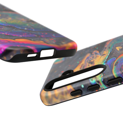 Opalescent Marbled Holographic Print Phone Case