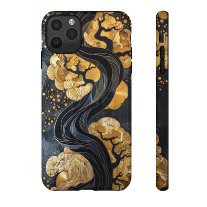 Gold and Silver Tree of Life Design Phone Case