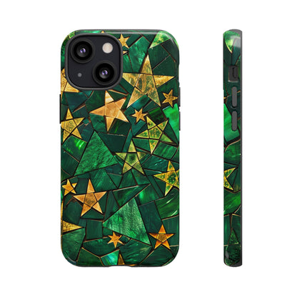 Green Celestial Stained Glass Mosaic Phone Case