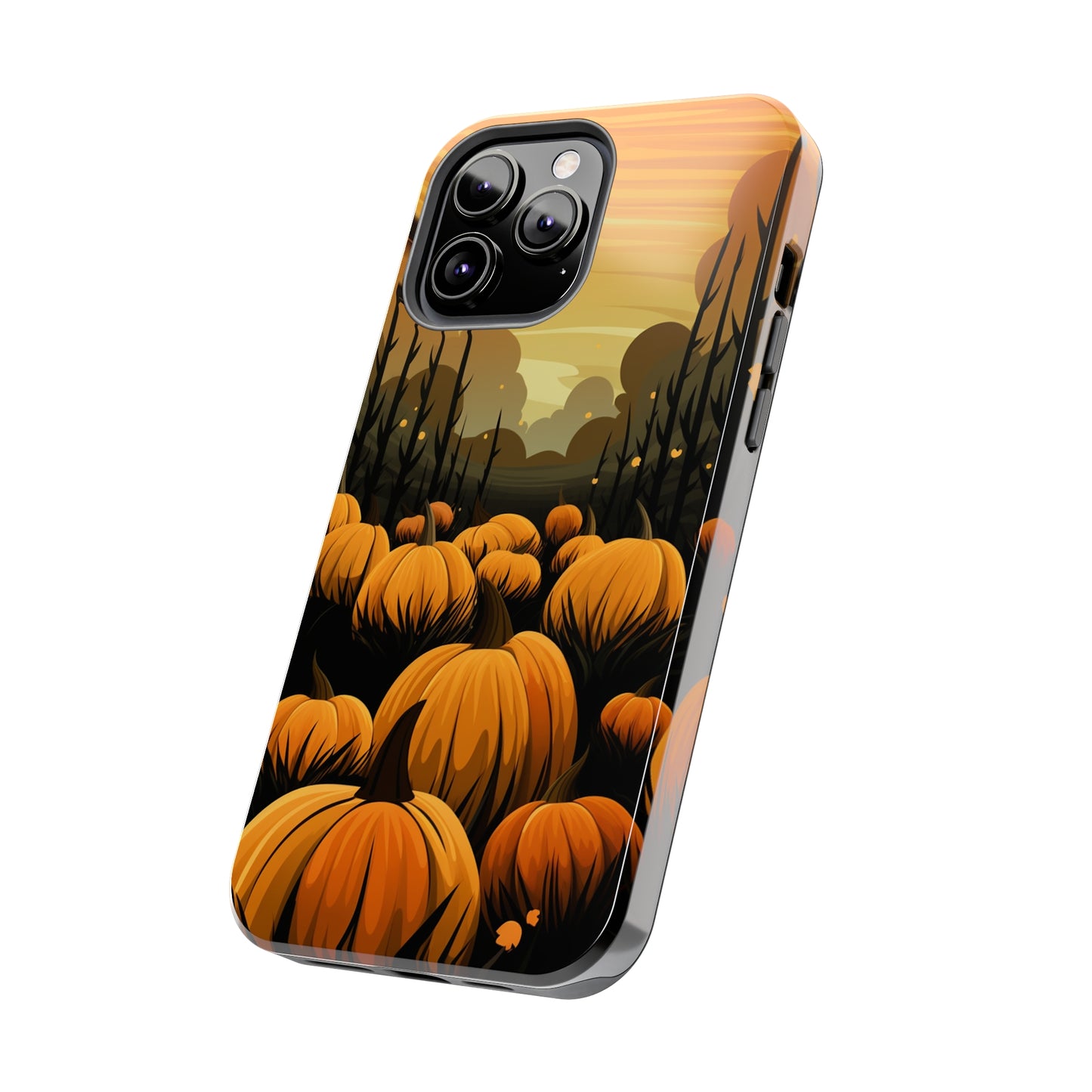 Halloween Fall Pumpkins iPhone Case | Embrace the Spooky Autumn Vibes