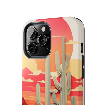 Cactus Desert Sunset iPhone Case