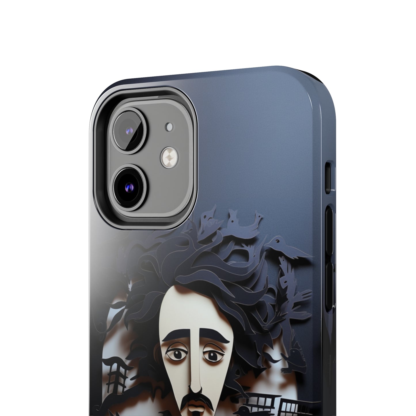 Edgar Allan Poe Gothic Halloween iPhone Case | Embrace the Dark Gothic Charm