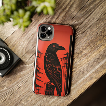 Mystic Totem: Northwest Native American Tribal Raven | Cultural Heritage iPhone Case