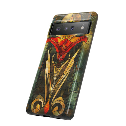 Art Deco Stained Glass floral Phone Case