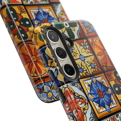 Mexican Vintage Tile Phone Case – Embrace the Vibrant Culture of Mexico, iPhone 15 Case