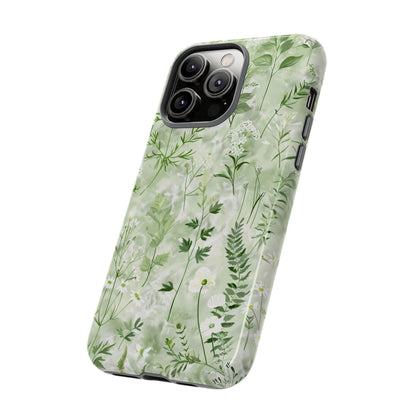 Floral Sage Green Wildflower Phone Case