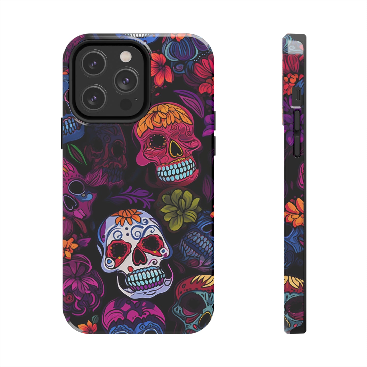 Sugar Skull iPhone Case | Day of the Dead Inspired Design for Halloween