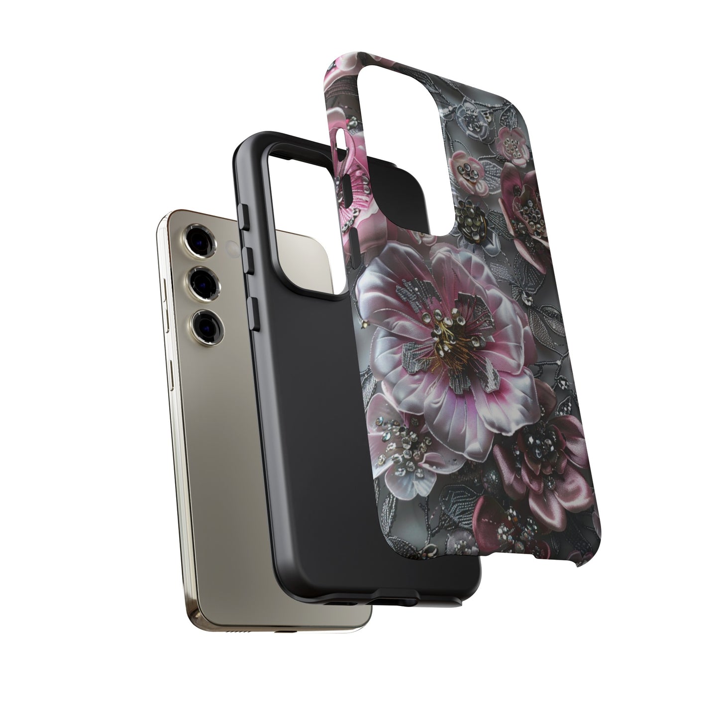 Coquette Aesthetic Floral Art iPhone 15 Case