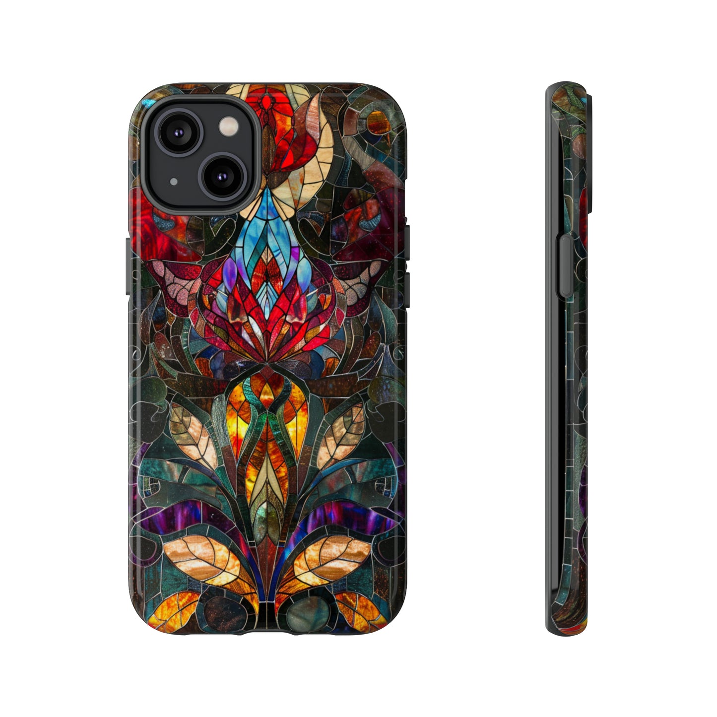 Art Deco Stained Glass floral Phone Case