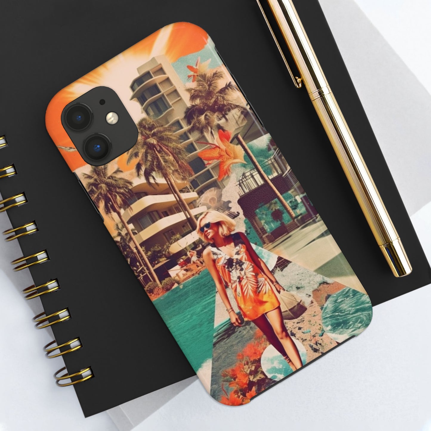 A Day at the Beach iPhone Tough Case | Embrace the Serenity of Coastal Living with Reliable Protection