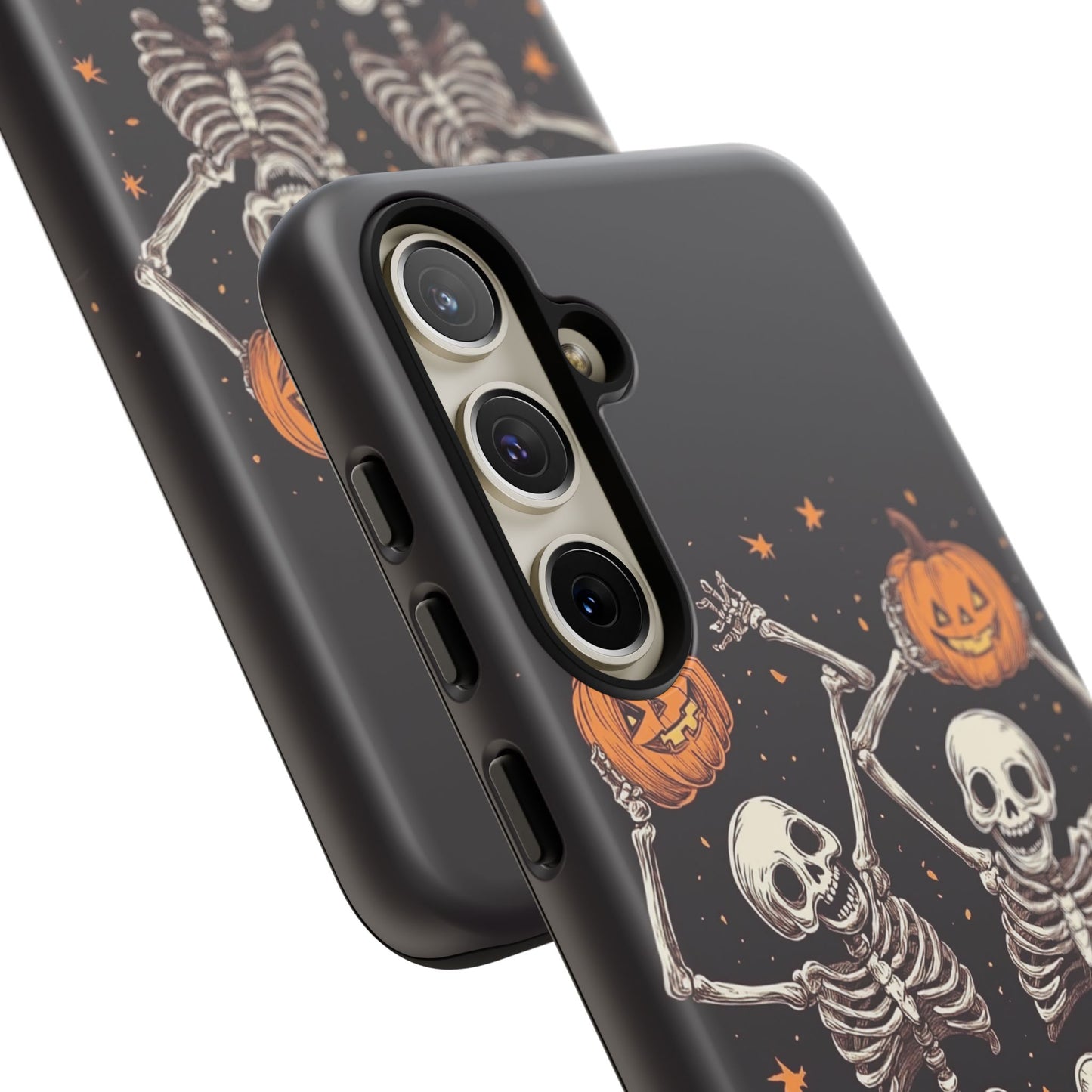 Dancing Skeletons with Jack-o'-Lanterns Phone Cover