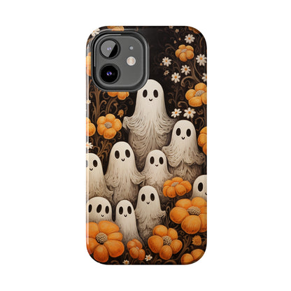 Ghostly Greetings: "Boo Trick or Treat" | Spooky Halloween Spirits iPhone Case