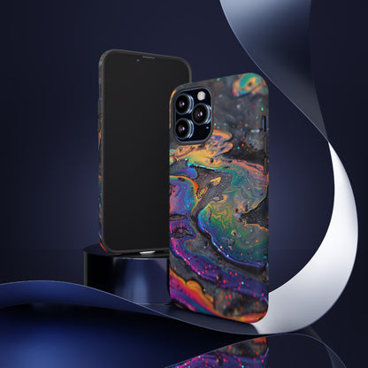 Opalescent Marbled Holographic Print Phone Case