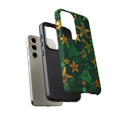 Green Celestial Stained Glass Mosaic Phone Case