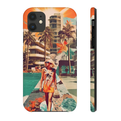 A Day at the Beach iPhone Tough Case | Embrace the Serenity of Coastal Living with Reliable Protection