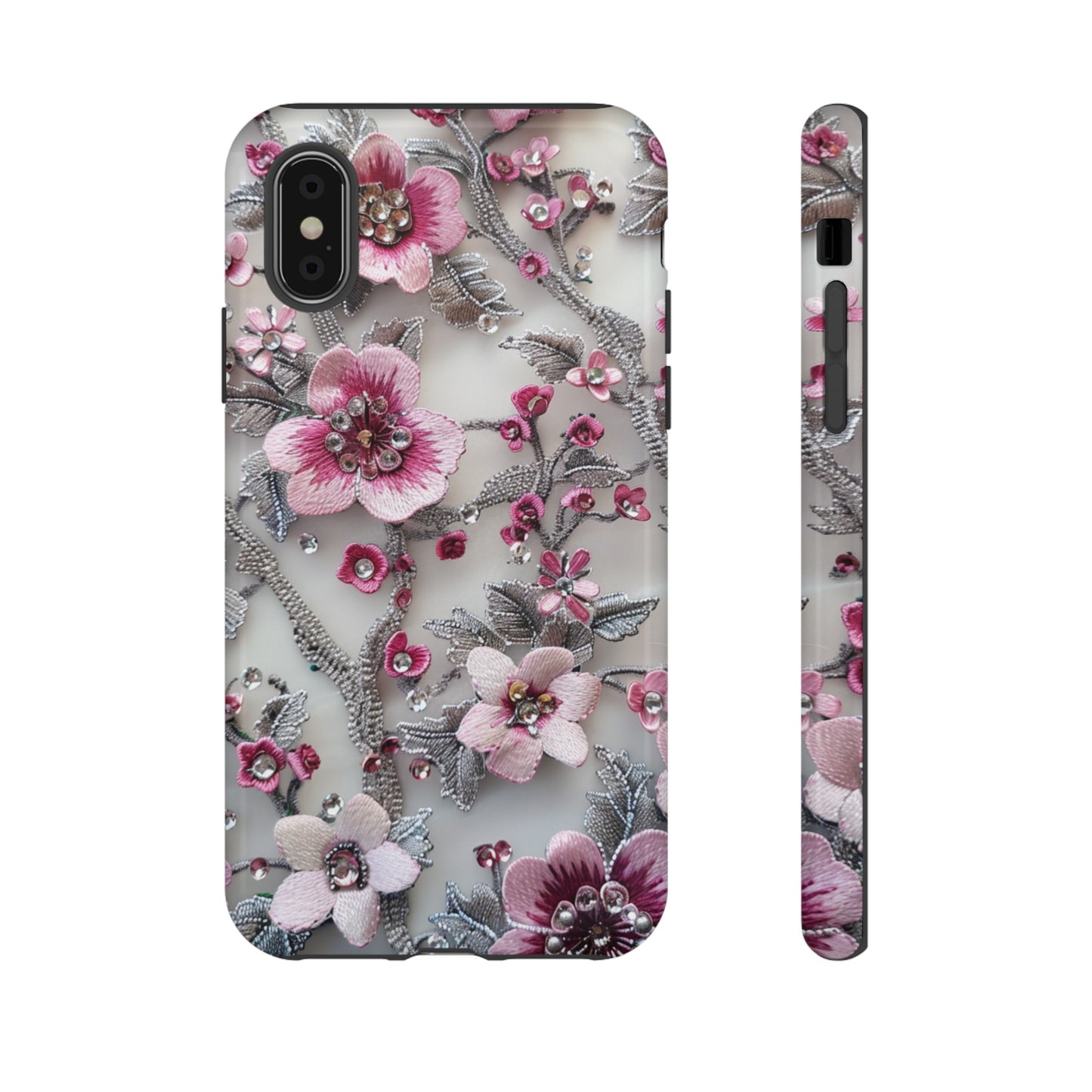 Coquette Aesthetic Floral Art iPhone 12 Case