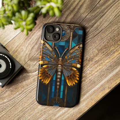 Stained Glass iPhone Butterfly Floral Aesthetic Art Nouveau