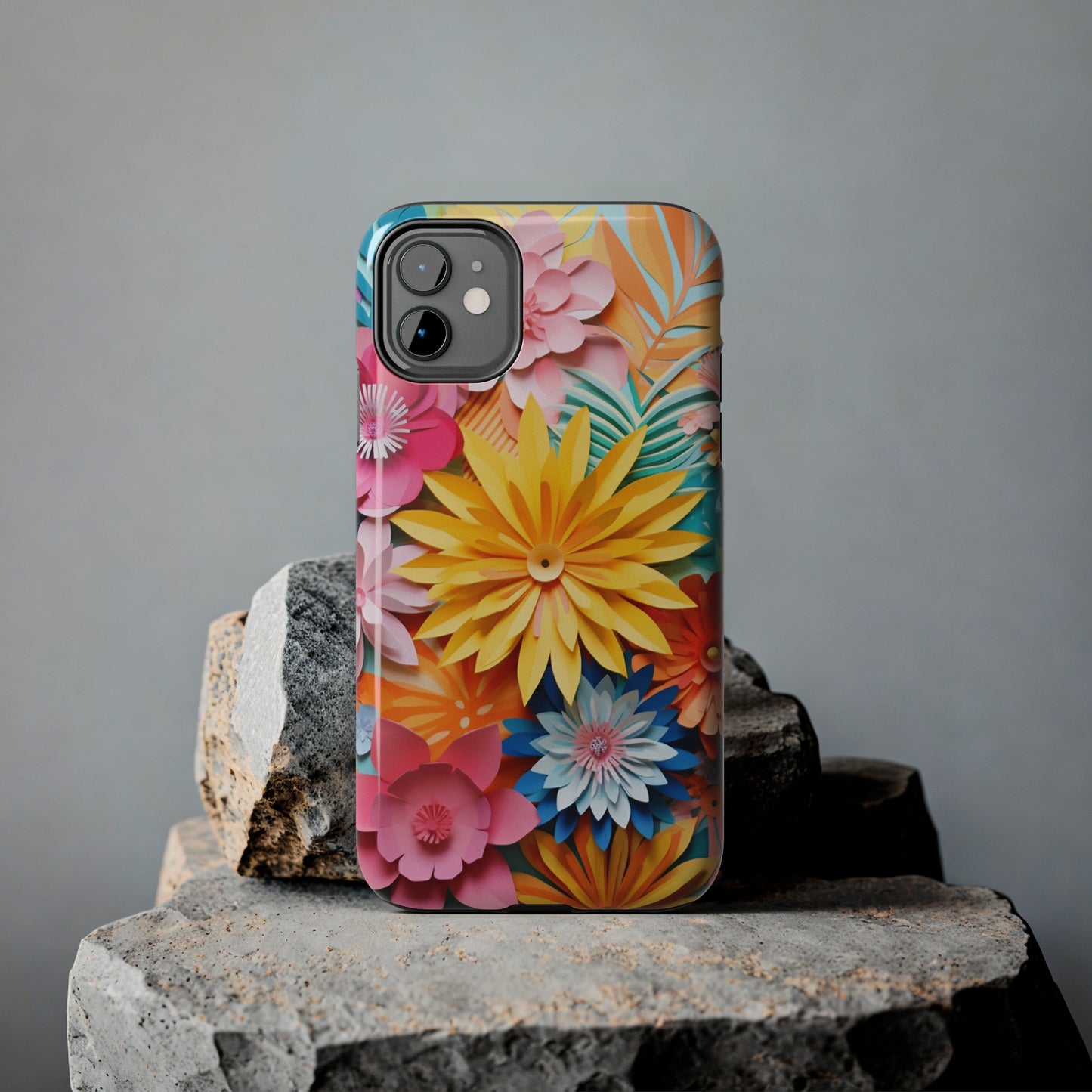 iPhone 12 Pro Max Artistry: Paper Floral Design – Crafted Elegance for iPhone 13 Pro and iPhone XR Enthusiasts