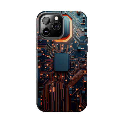 Neon Nexus: Cyberpunk Circuit Board | Futuristic Tech-Inspired iPhone Case