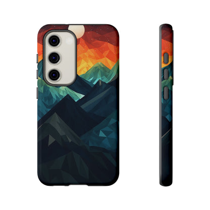 Mountain Abstract Tough Case | Embrace Nature's Beauty with a Durable Phone Case