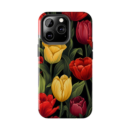 Tulip Floral Aesthetic iPhone Case | Embrace the Beauty of Nature in Full Bloom