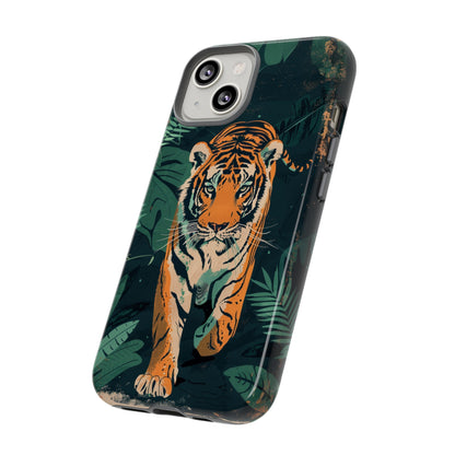 Retro Jungle Tiger Phone Case