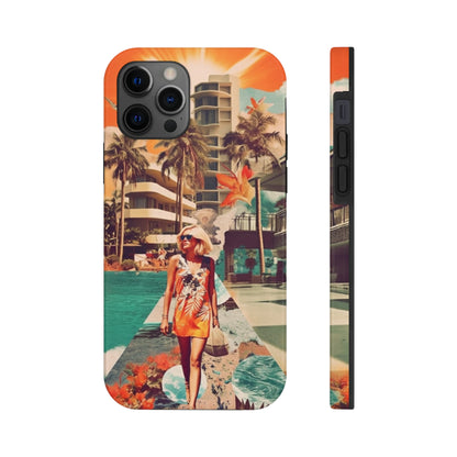 A Day at the Beach iPhone Tough Case | Embrace the Serenity of Coastal Living with Reliable Protection