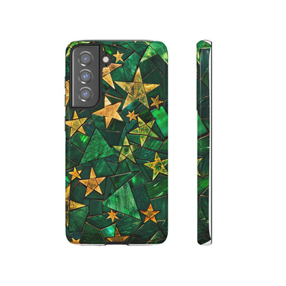 Green Celestial Stained Glass Mosaic Phone Case