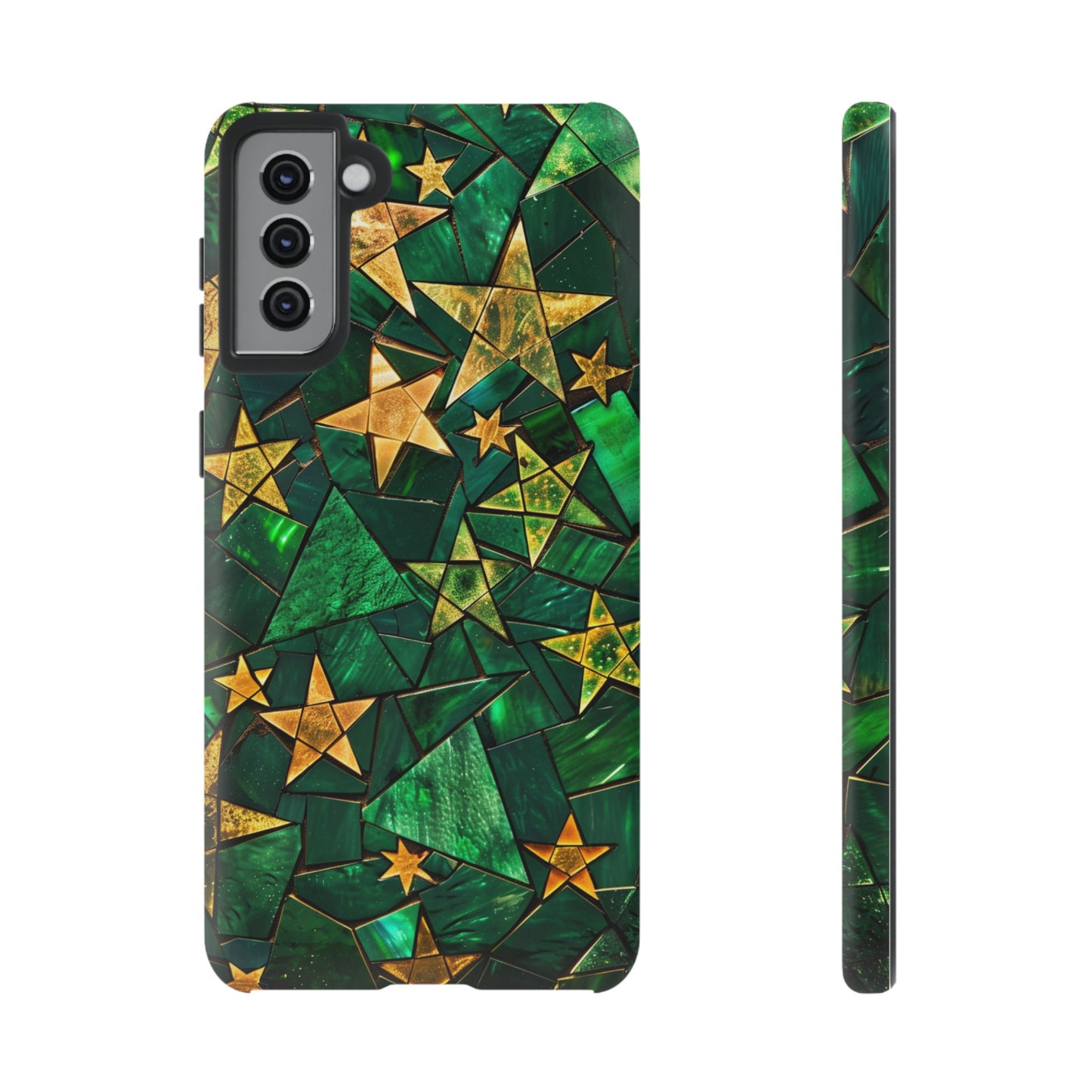 Green Celestial Stained Glass Mosaic Phone Case