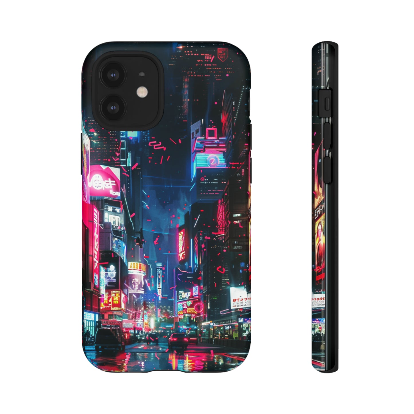 Cyberpunk Tokyo Cityscape Phone Case