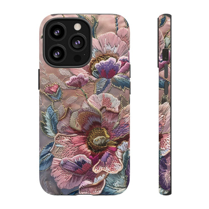 Coquette Embroidery Aesthetic Floral iPhone 14 Case