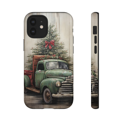 Christmas Pickup Truck Phone Case for iPhone