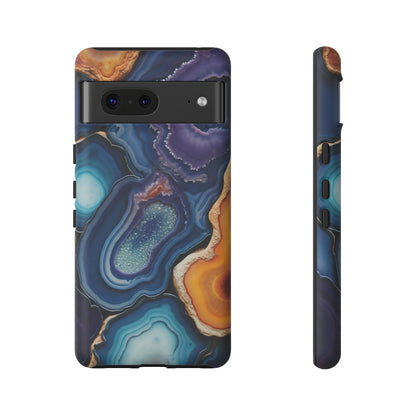 Agate Slice Geode Elegance: Natural Beauty Phone Case