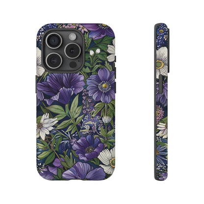 Floral Sage Purple Wildflower Phone Case