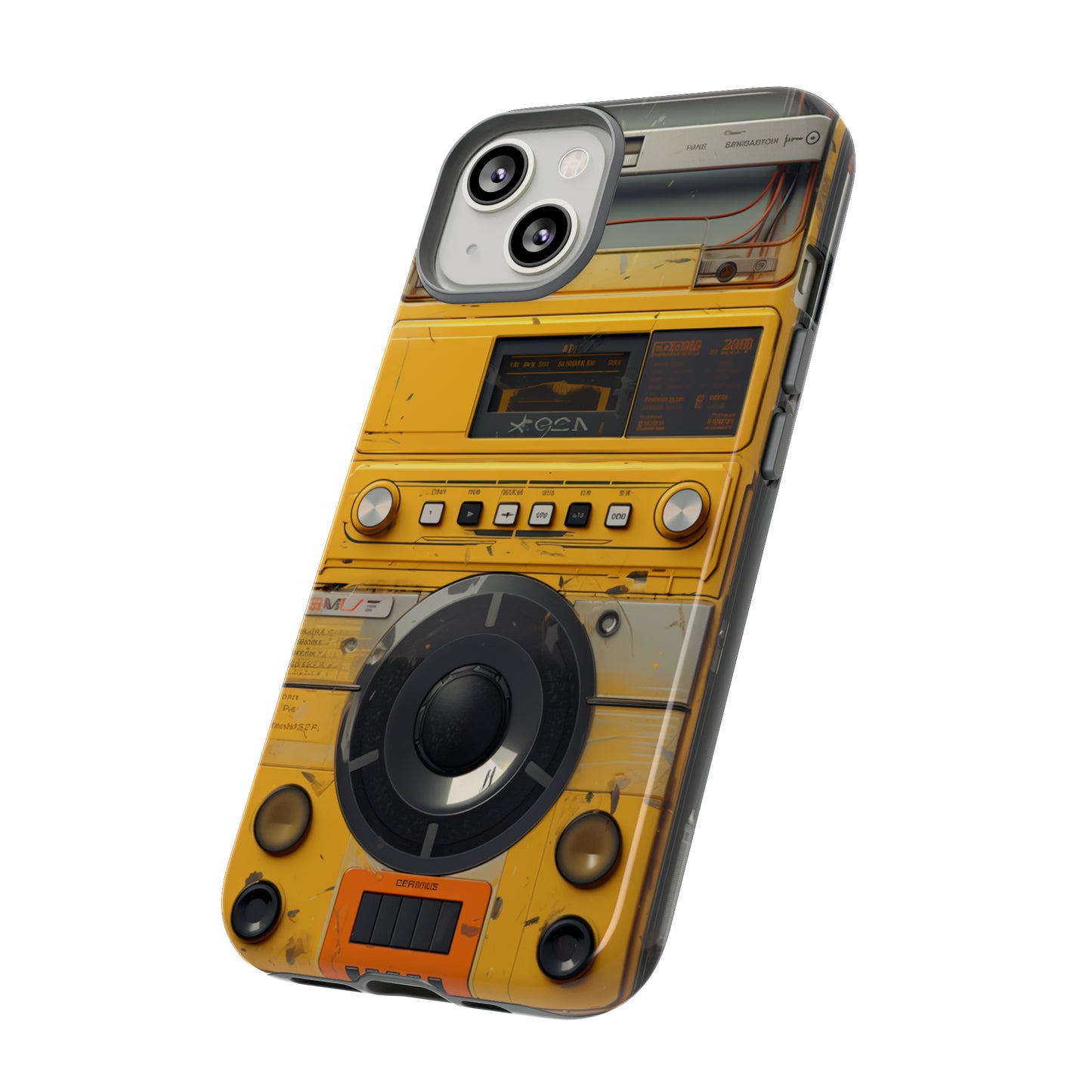 Cyberpunk Techno Gadget Walkman: Premium Phone Tough Case for iPhone, Samsung Galaxy, and Google Pixel