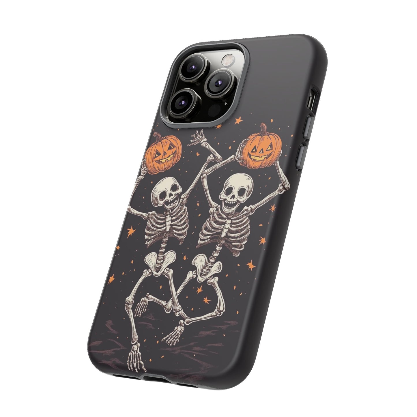 Dancing Skeletons with Jack-o'-Lanterns Phone Cover