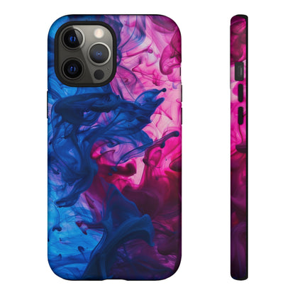 Magenta and Blue Color Explosion Phone Case