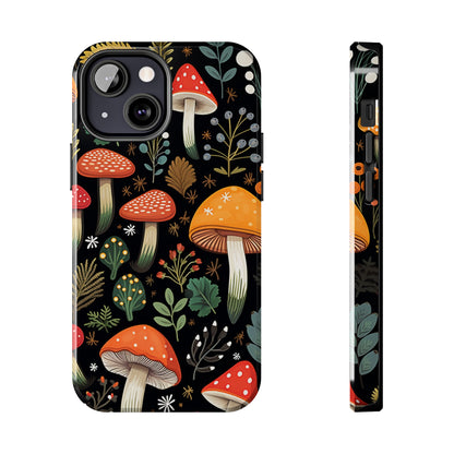 Psychedelic Magic Mushrooms Phone Case | Dive into Vintage Vibes