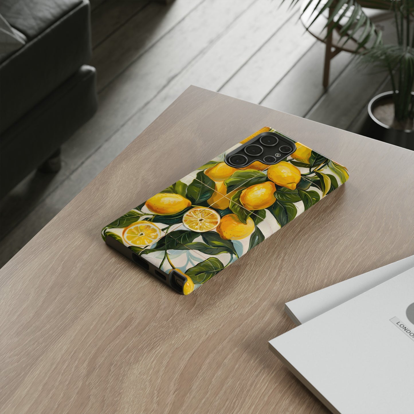 Mediterranean Lemon Italian Tile iPhone 14 Case