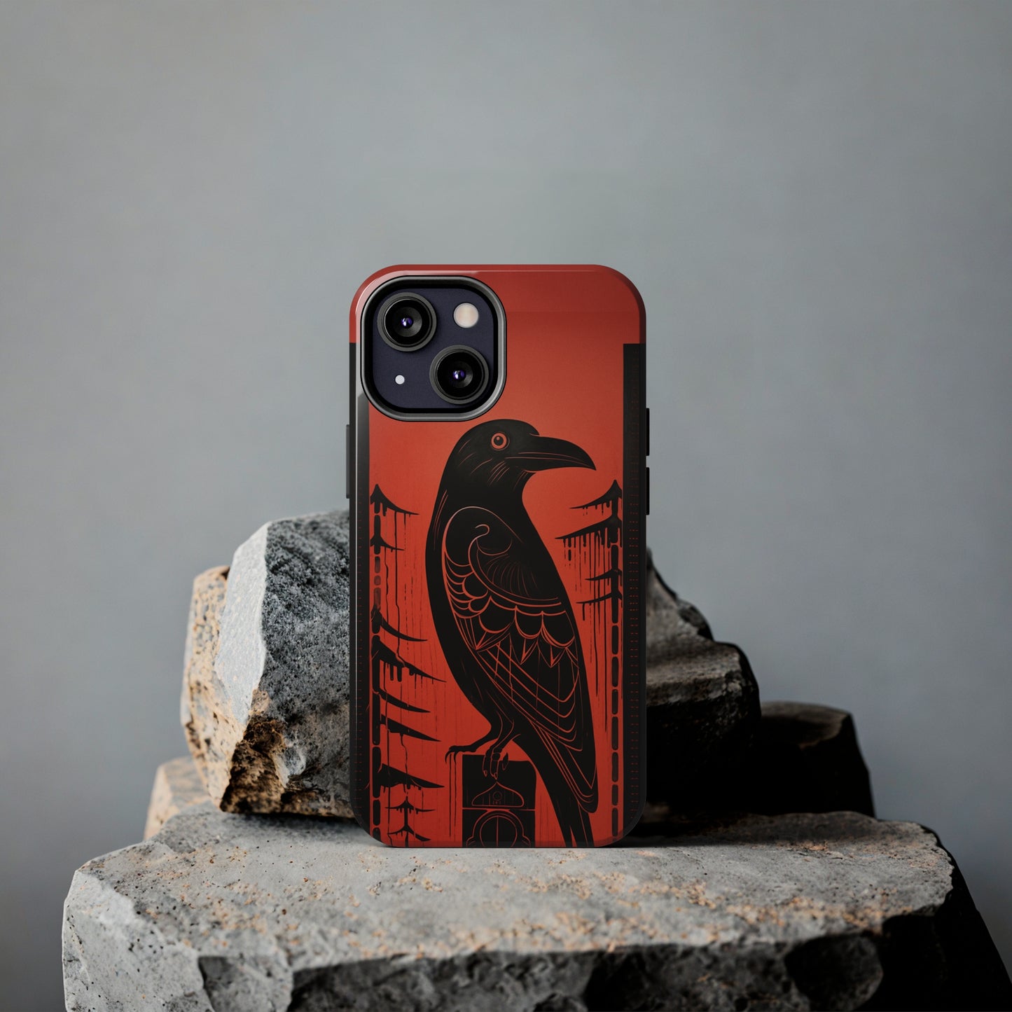 Mystic Totem: Northwest Native American Tribal Raven | Cultural Heritage iPhone Case