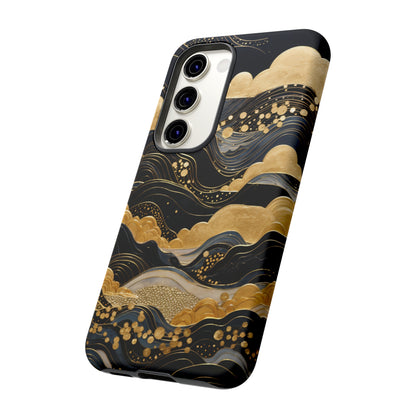 Chiyogami Mountains Tough Phone Case fits Galaxy S23 S22 S21 S20 Plus Ultra | Iphone 14 13 12 11 8 Pro Max Mini | Pixel 7 6 Pro 5 | Japanese