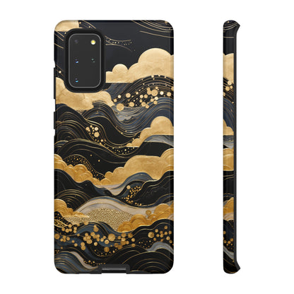 Chiyogami Mountains Tough Phone Case fits Galaxy S23 S22 S21 S20 Plus Ultra | Iphone 14 13 12 11 8 Pro Max Mini | Pixel 7 6 Pro 5 | Japanese