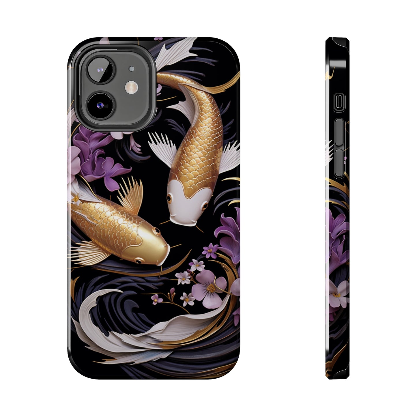 Graceful Flow: Koi Fish Inspired | Japanese Art Masterpiece iPhone Case