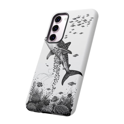 Whale Shark, Turtle, Manta Ray Phone Case