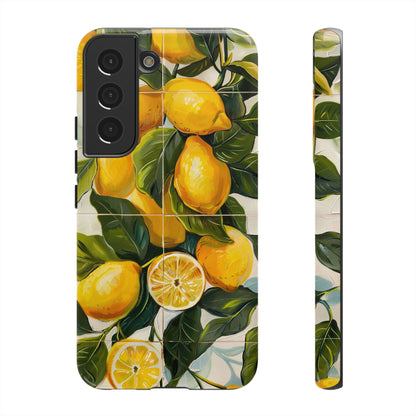 Mediterranean Lemon Italian Tile iPhone 14 Case